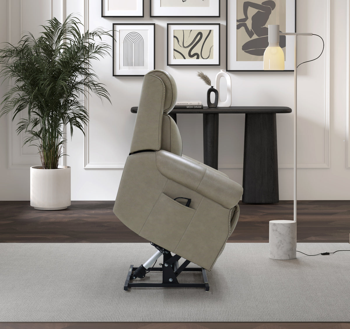 Tranquil Lift Chair Power Recliner - Leather-Like