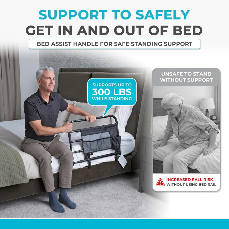 Stander Wonder Pivot Bed Rail Tall (8020)
