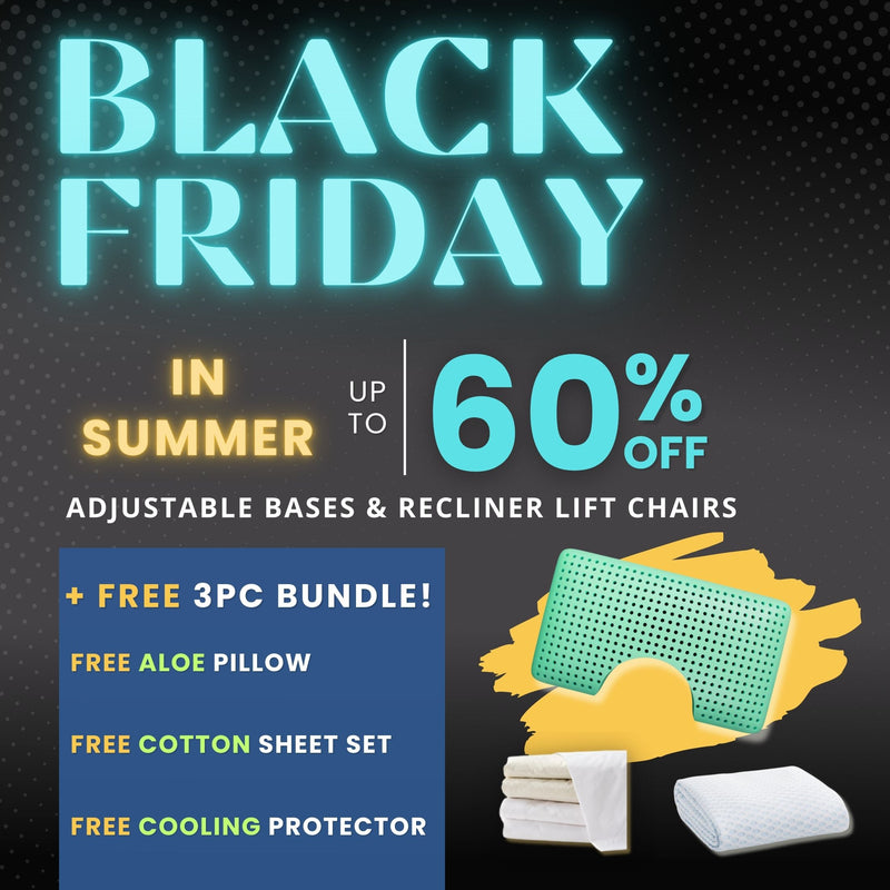Summer BF Bundle - Blu Aloe Pillow, Cooling Protector, Cotton Sheets