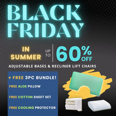 Summer BF Bundle - Blu Aloe Pillow, Cooling Protector, Cotton Sheets