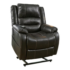 Tranquil Lift Chair Recliner - Black Leather-Like