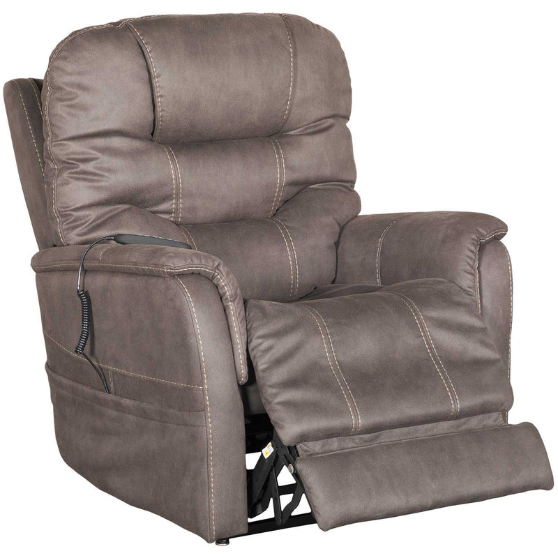Ashley Ballister Lift Chair Recliner - Espresso Brown Faux Leather