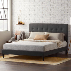 RESTHAVEN SQUARE UPHOLSTERED BEDFRAME