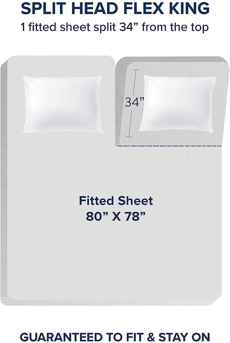 Ultra-soft Split-head King Sheet Set – Ultramatic Adjustable Beds